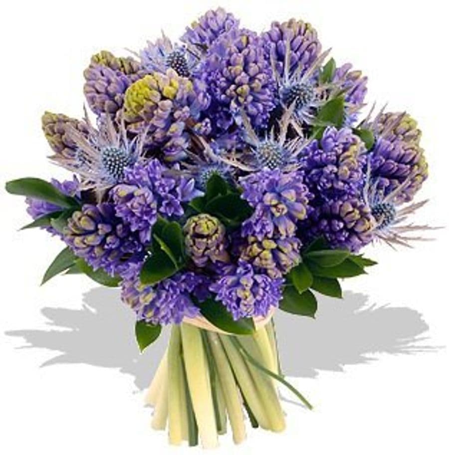 Букет из Гиацинтов и Чертополоха «Императорский сад»