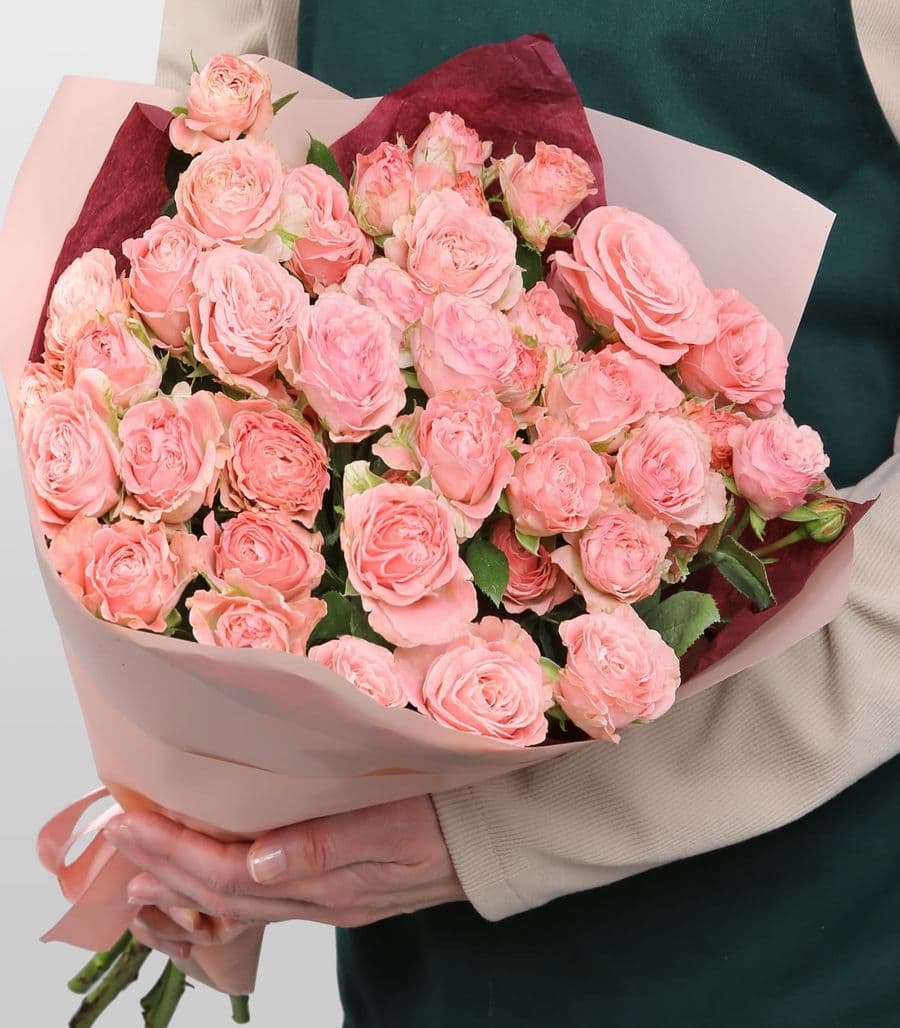 Букет кустовых Роз «Тонкий аромат»