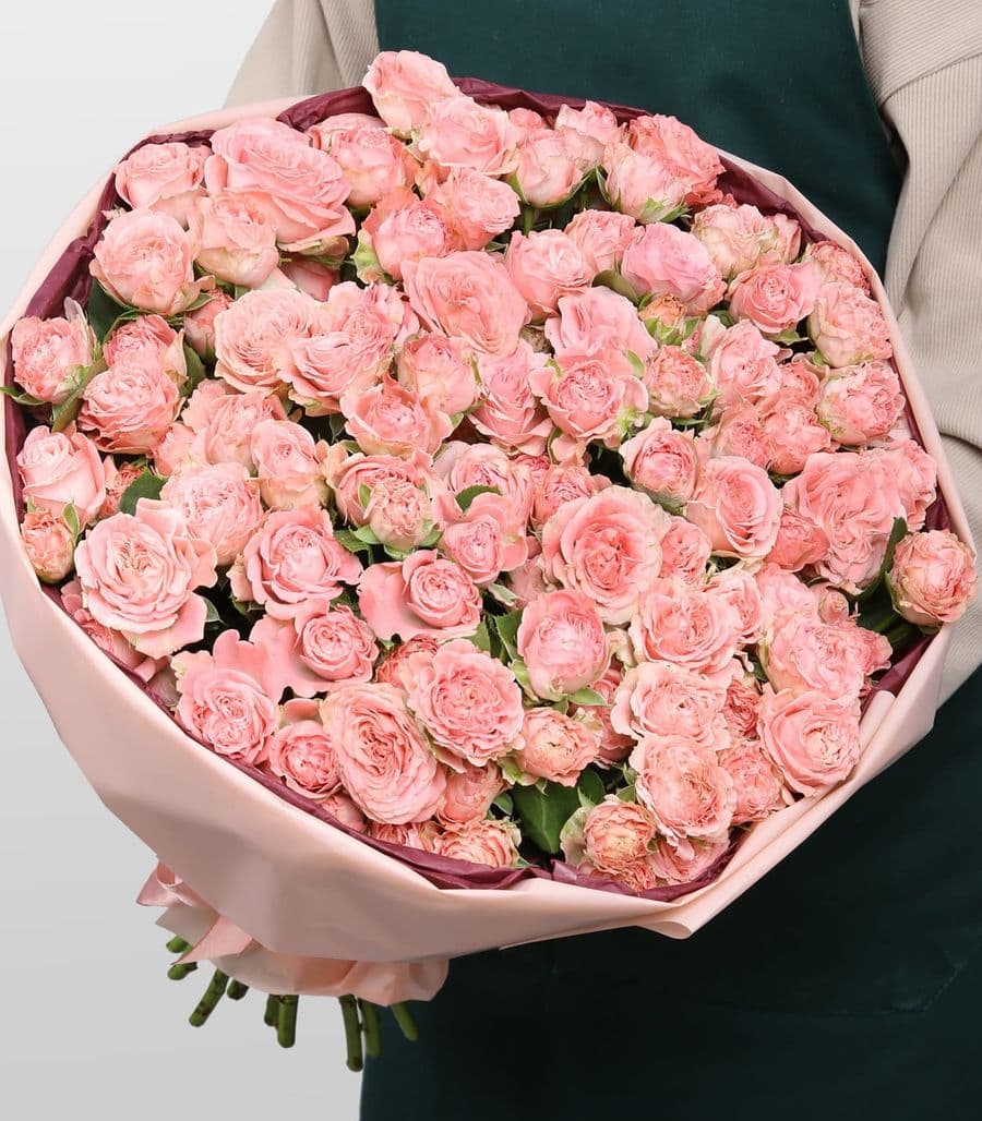 Букет кустовых Роз «Шарм Бомбастик»