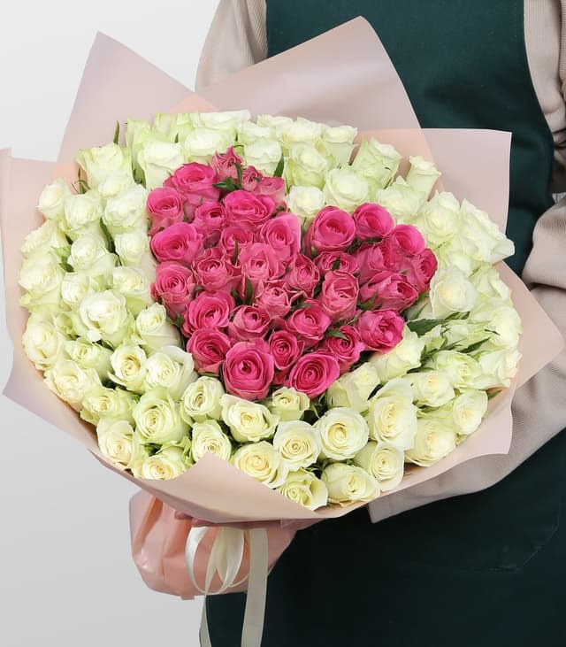 Букет роз Кения «Нежное признание»