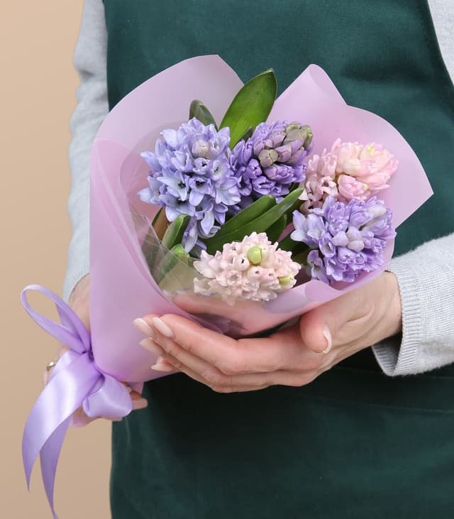 Букет Гиацинтов «Туманное утро»