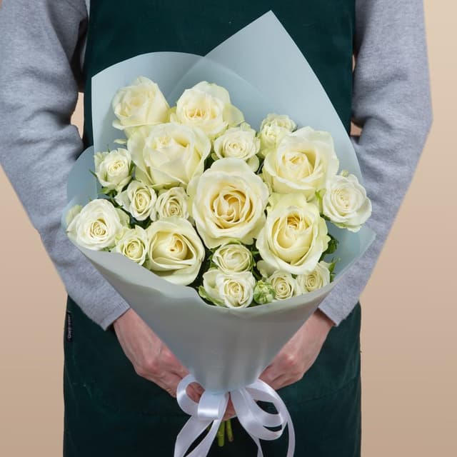 Букет из Роз «Хрустальная сказка»