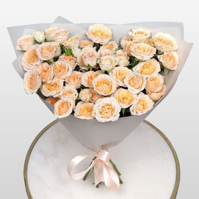 Букет из Кустовых Роз «Письмо весне»