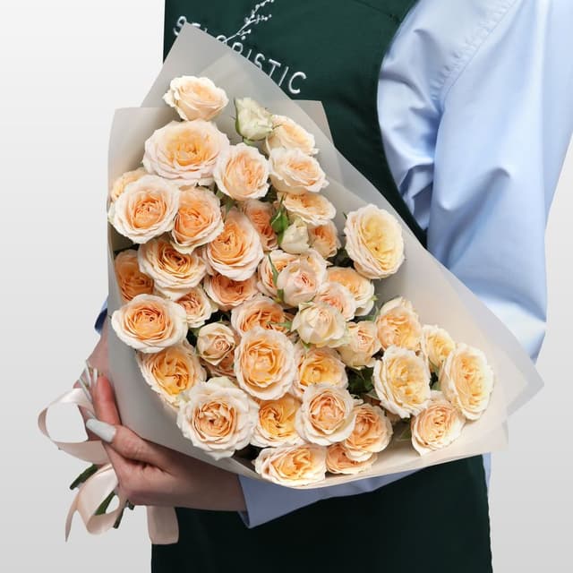 Букет из Кустовых Роз «Письмо весне»