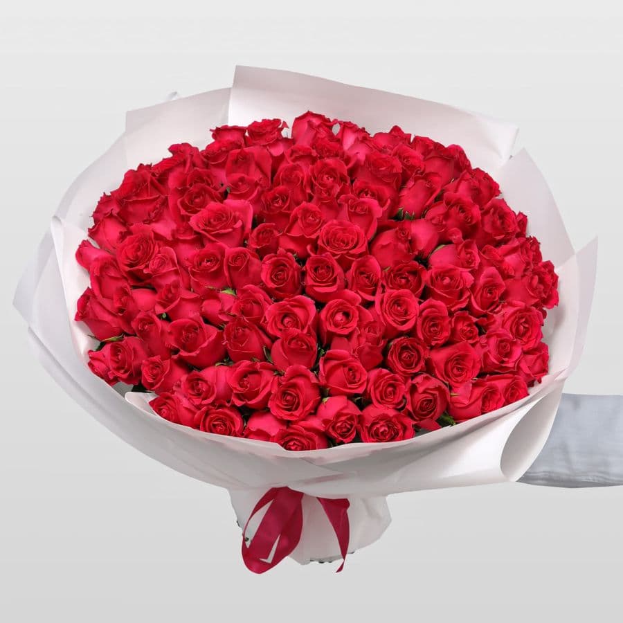 Букет Роз Кения 101 шт «Для самой дорогой»