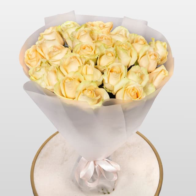 Букет Роз Россия 25 шт «Чистая гармония»