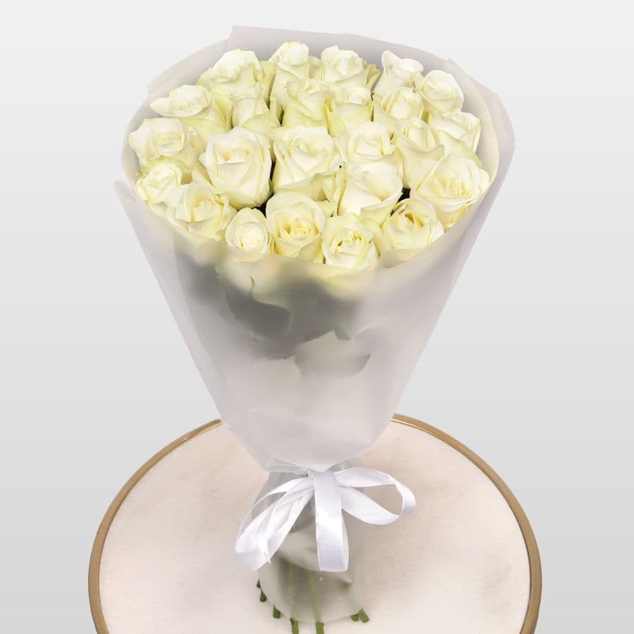 Букет Роз Кения 60 см 25 шт «Простое чудо»