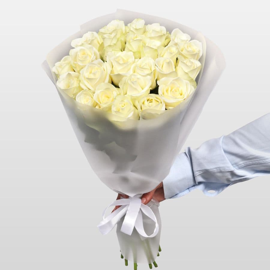 Букет Роз Кения 60 см 25 шт «Простое чудо»