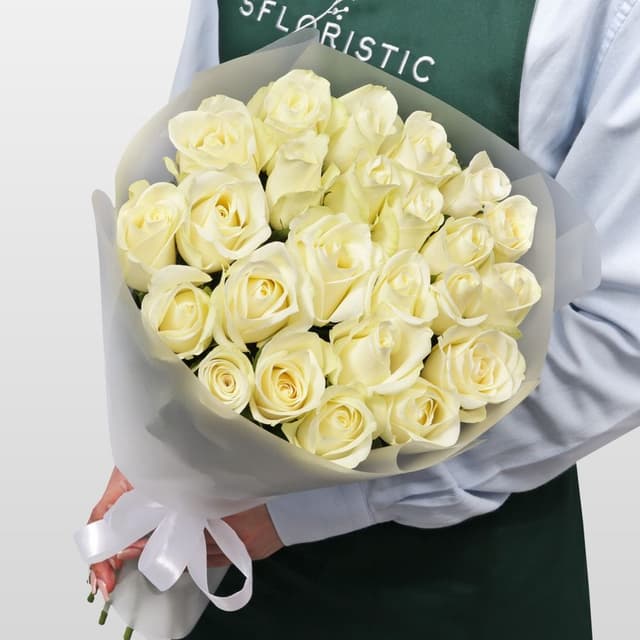 Букет Роз Кения 60 см 25 шт «Простое чудо»