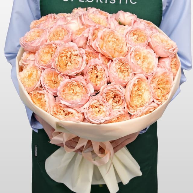 Букет из кустовых Роз Джульетта «Розовый сон»