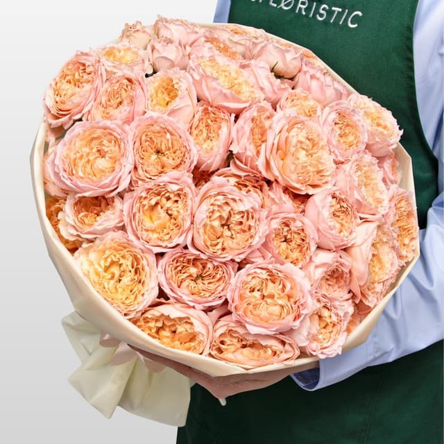 Букет из кустовых Роз Джульетта «Розовый сон»