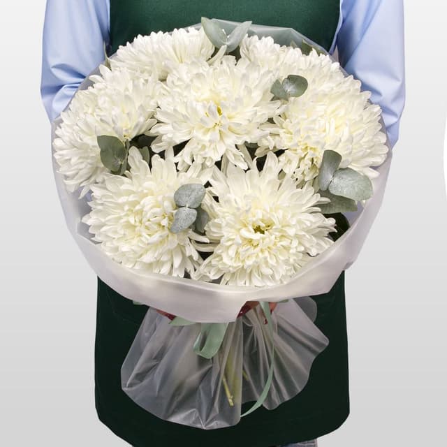 Букет Хризантем «Глоток воздуха»