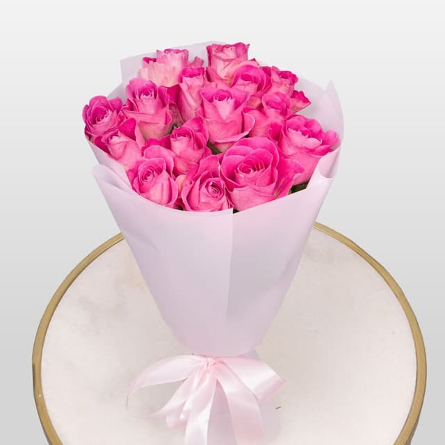 Букет Роз Кения 15 шт «Сердце бьётся»