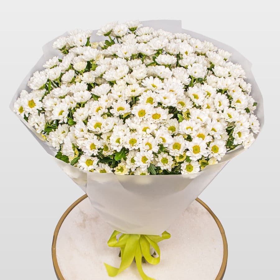 Букет Хризантем Сантини «Нежный день»