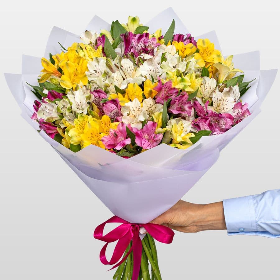 Букет Альстромерий «Тропический Коктейль»