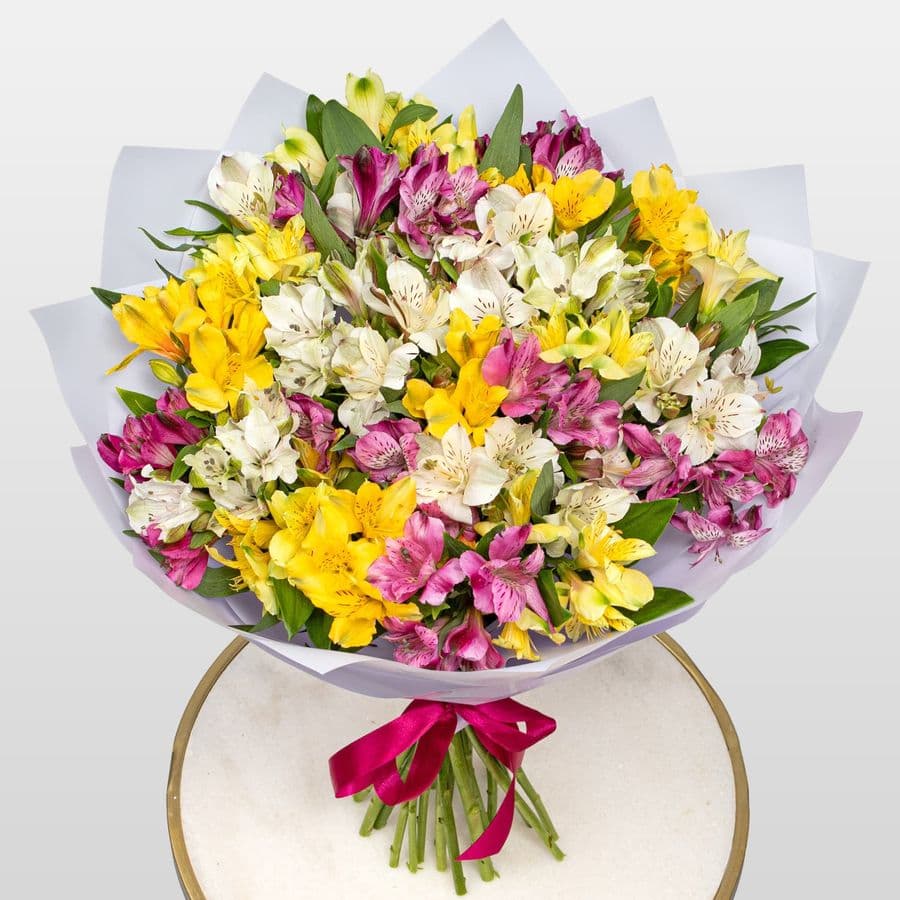 Букет Альстромерий «Тропический Коктейль»