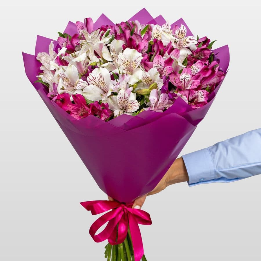 Букет Альстромерий «Ягодный Мусс»