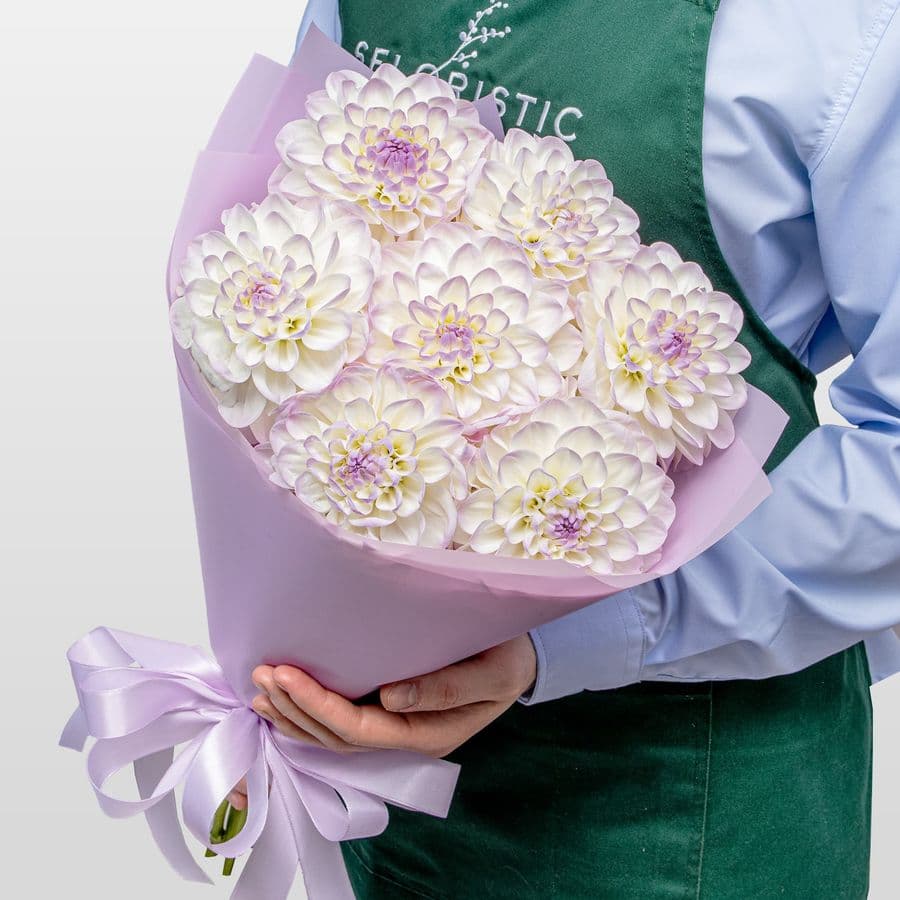 Букет из Георгин «Ангельский Шепот»