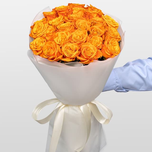 Букет из Роз Элиганс 25 шт «Энергия Счастья»