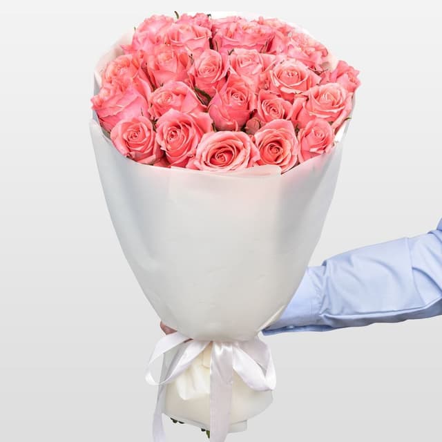 Букет Роз Кения 60 см 25 шт «Перфоманс»