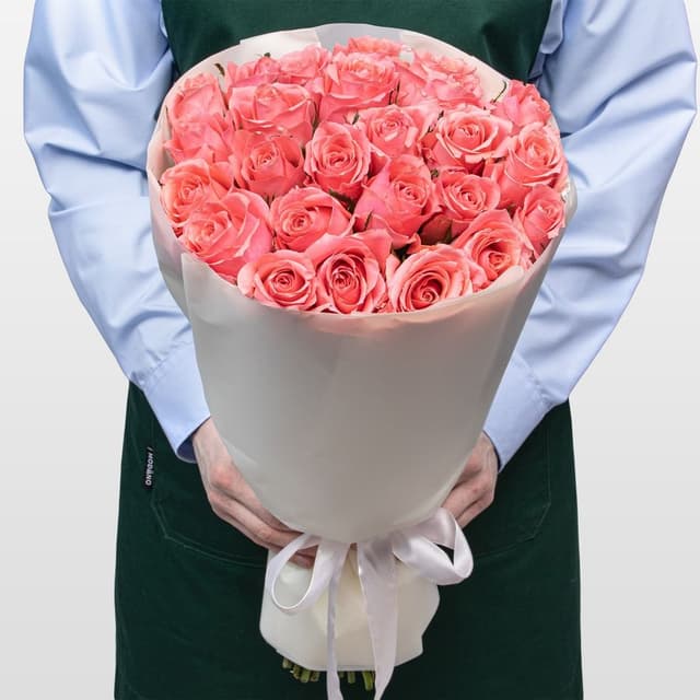 Букет Роз Кения 60 см 25 шт «Перфоманс»