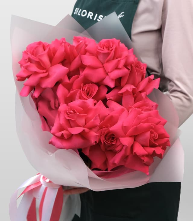 Букет из Роз «Фламинго»
