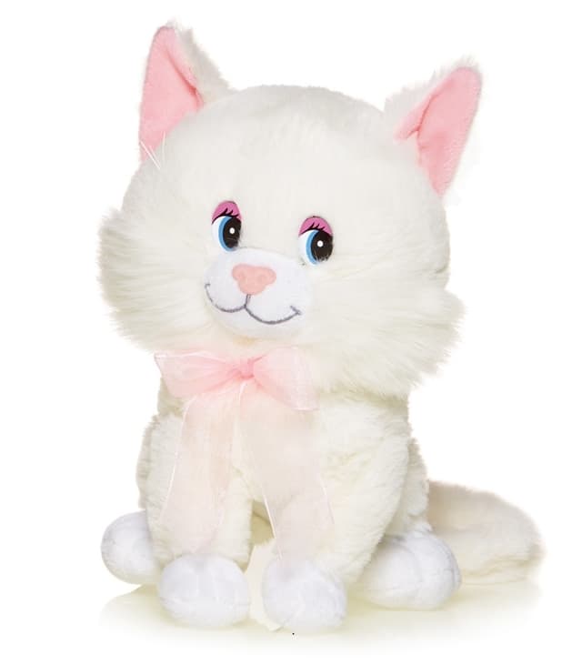Мягкая Игрушка Котенок Лапушка Белый