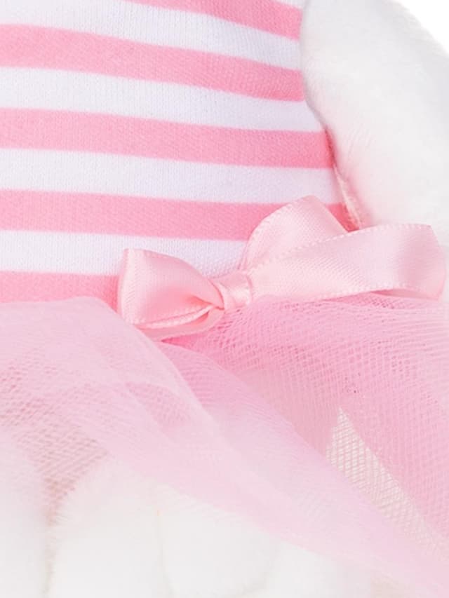 Мягкая игрушка Мышель в Полосатом Розовом Платье с Бантиком Мягкая игрушка Мышель в Полосатом Розовом Платье с Бантиком