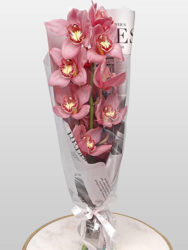 Букет из ветки Розовой Орхидеи «Восточная Загадка» Букет из ветки Розовой Орхидеи «Восточная Загадка»