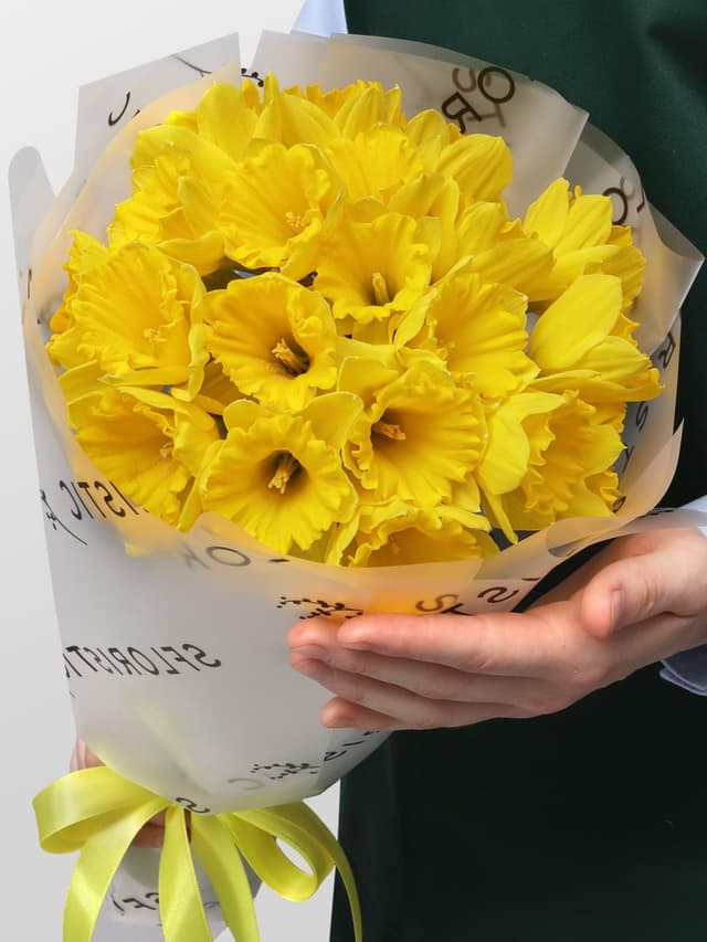 Букет из Желтых Нарциссов 21 шт «Кусочек солнца» Букет из Желтых Нарциссов 21 шт «Кусочек солнца»