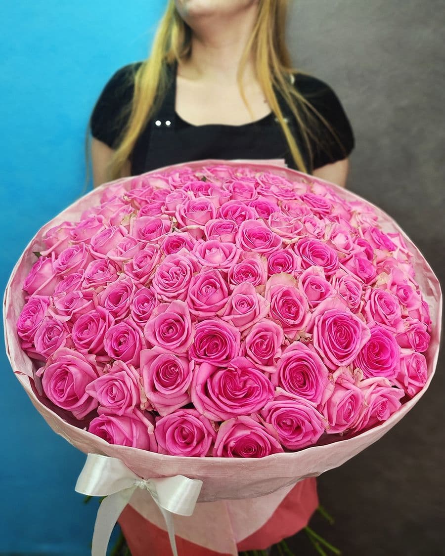 Букет из розовых Роз «Облако Счастья»