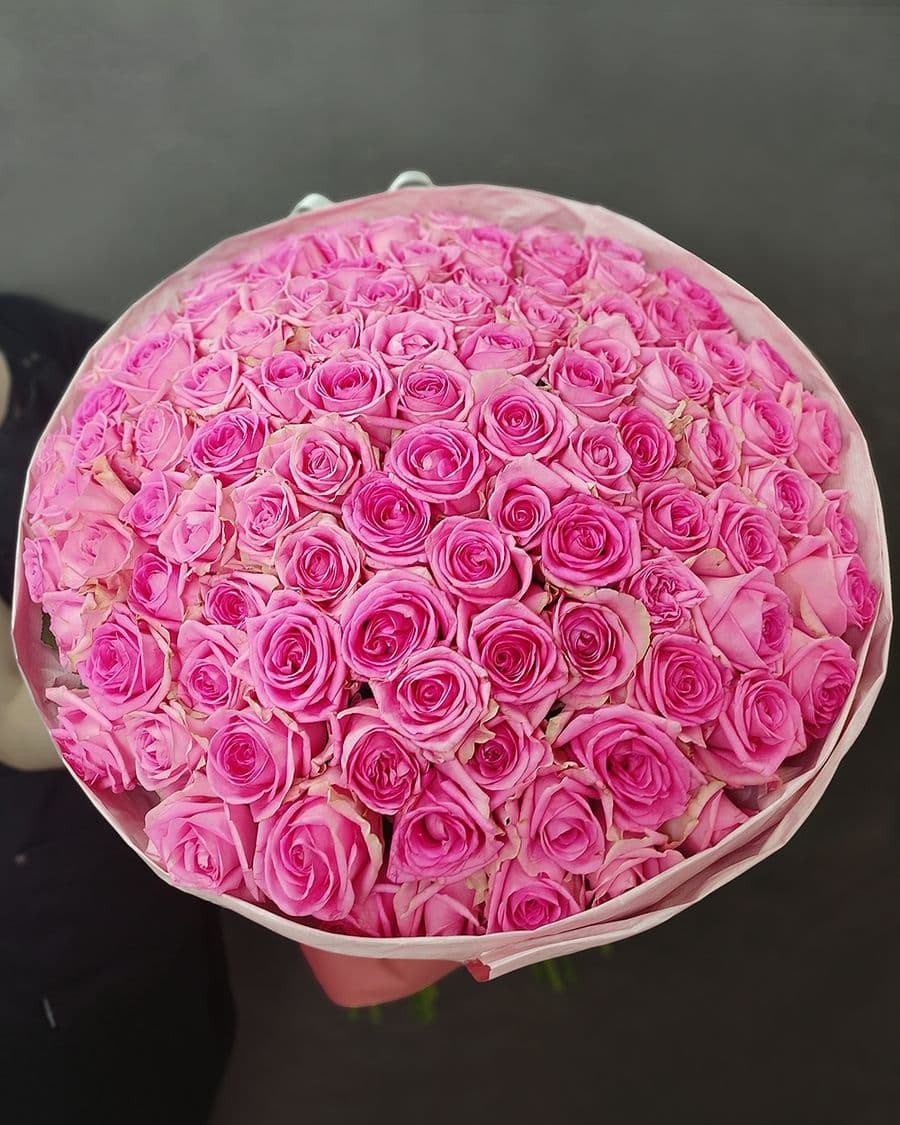 Букет из розовых Роз «Облако Счастья»