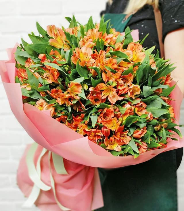 Букет Альстромерий «Оранжевый» Букет Альстромерий «Оранжевый»