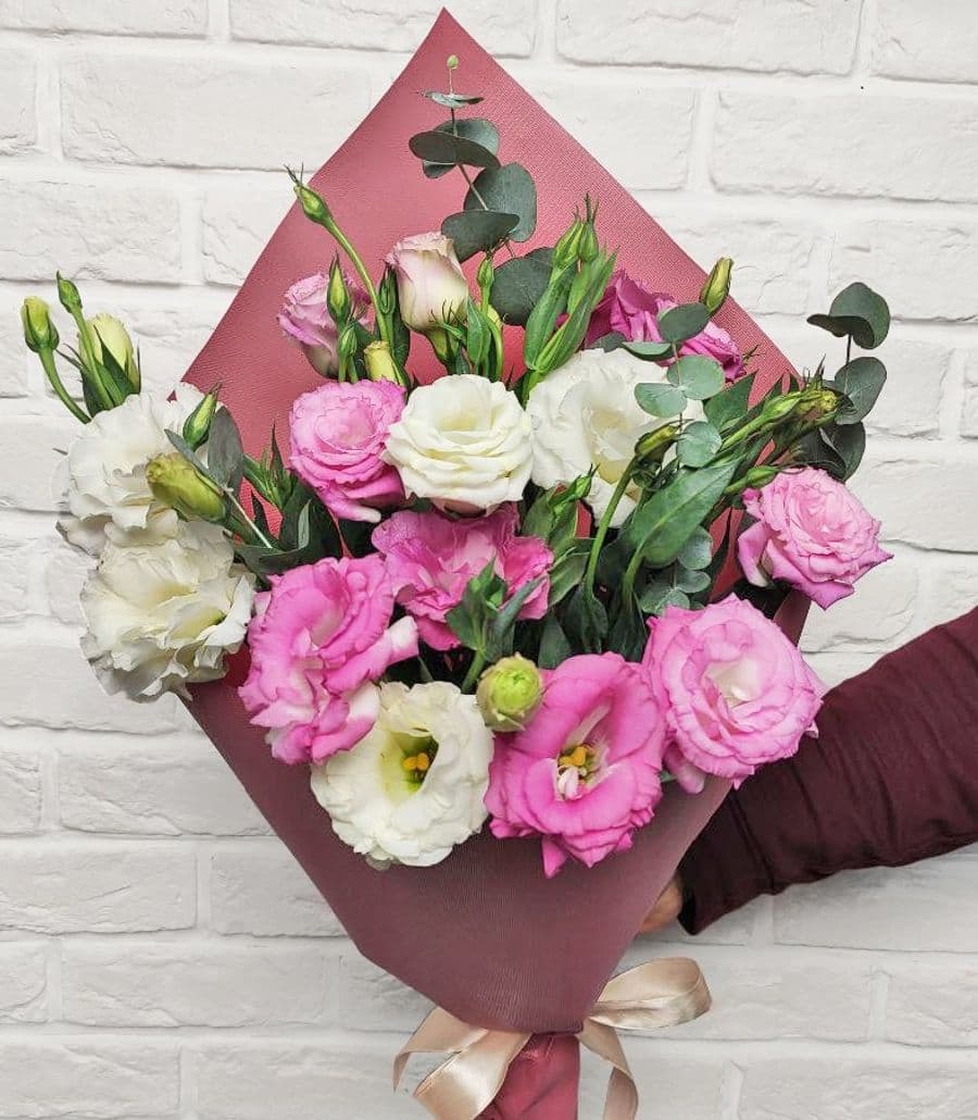 Букет из Эустомы «Комплимент»