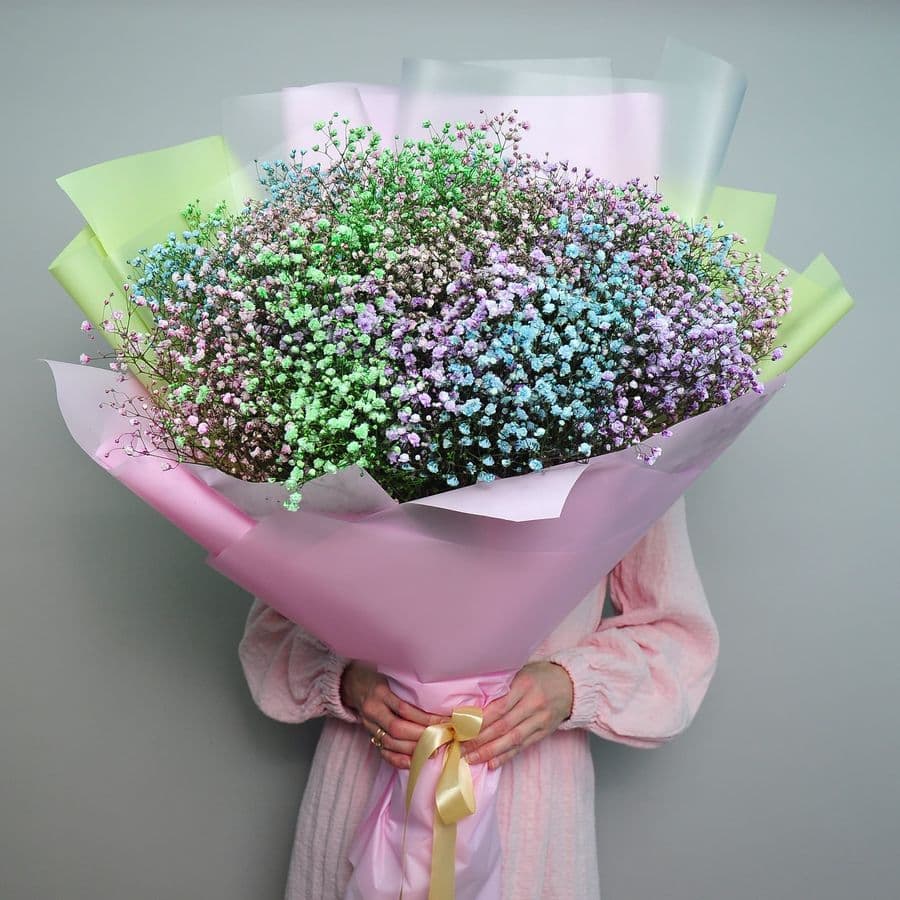 Букет из Гипсофилы «Перелив»