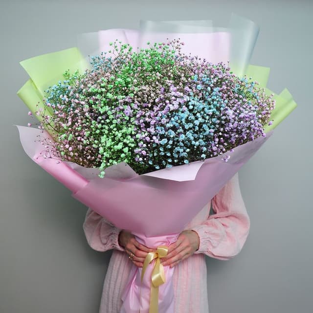 Букет из Гипсофилы «Перелив» Букет из Гипсофилы «Перелив»