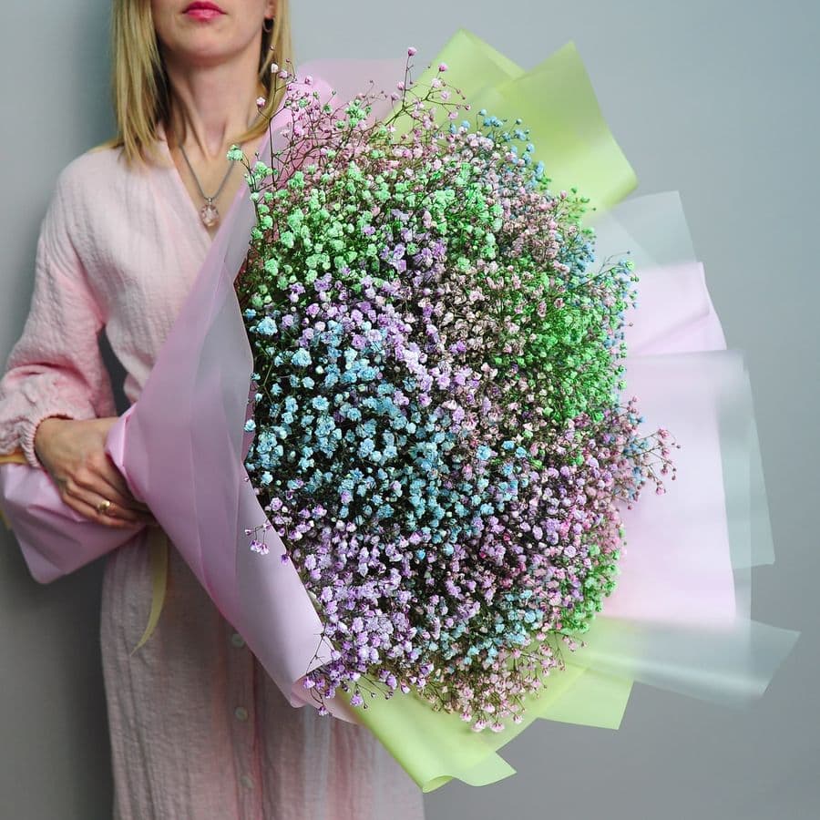 Букет из Гипсофилы «Перелив»