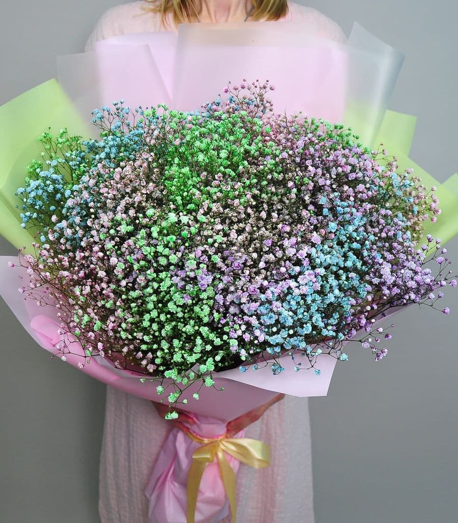 Букет из Гипсофилы «Перелив»