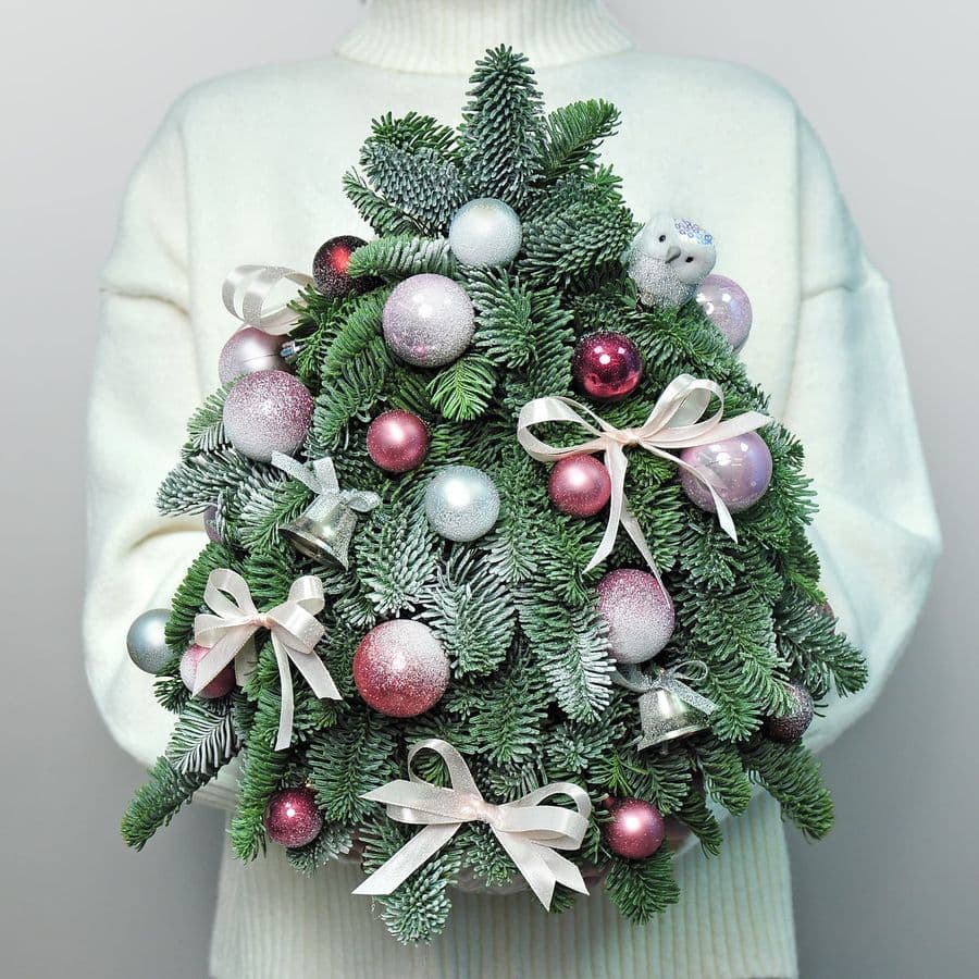 Новогодняя Ель «Зимнее утро»