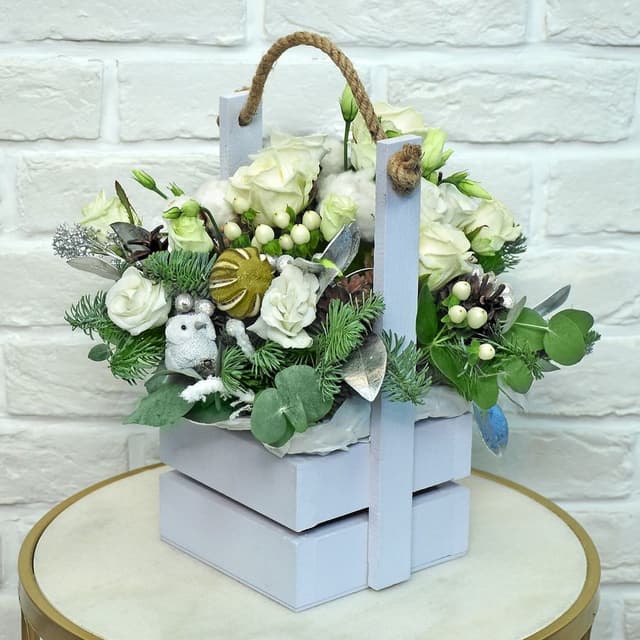 Новогодняя композиция "Совушка" Новогодняя композиция "Совушка"