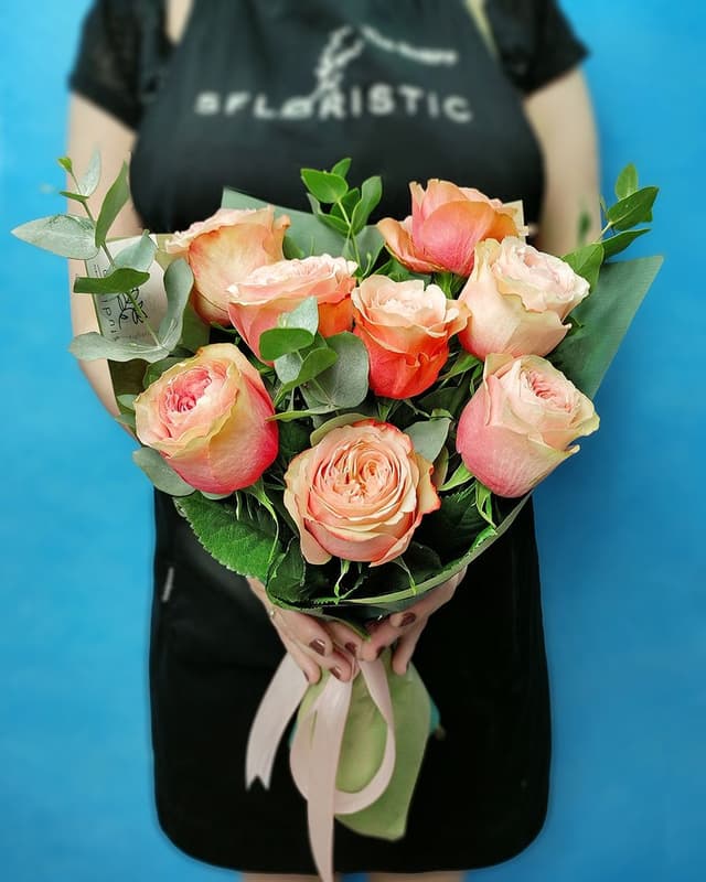 Букет из Пионовидной Розы «Коралл» Букет из Пионовидной Розы «Коралл»