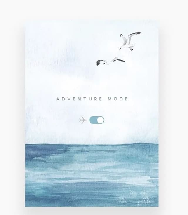 Открытка «Adventure mode» Открытка «Adventure mode»