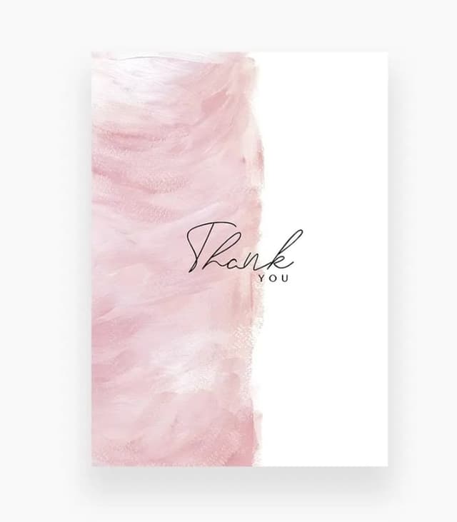 Открытка «Thank you» Открытка «Thank you»