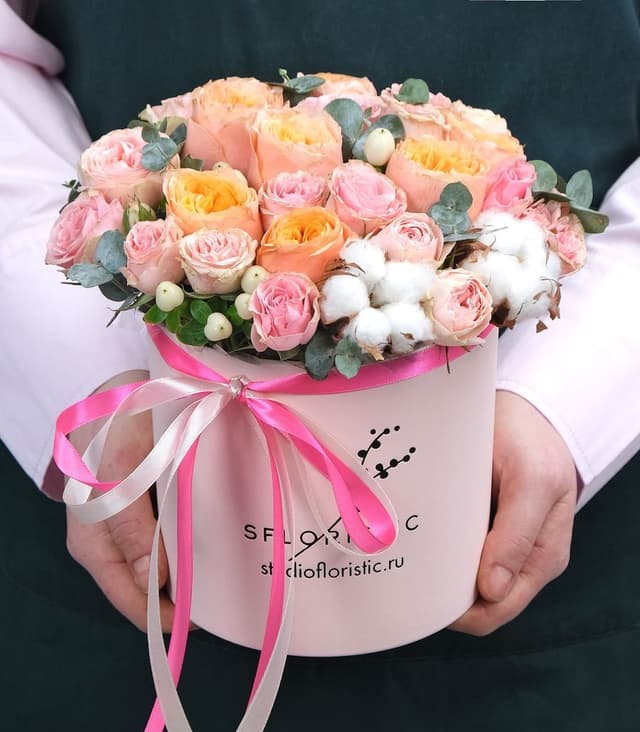 Композиция из Роз «Романтическая нежность» Композиция из Роз «Романтическая нежность»