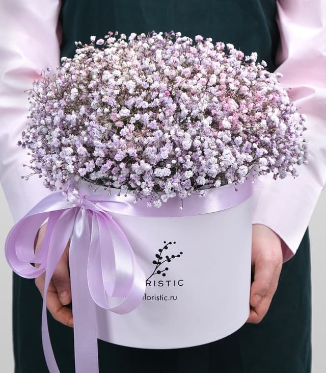 Композиция из гипсофилы «Цветущая Сакура» Композиция из гипсофилы «Цветущая Сакура»