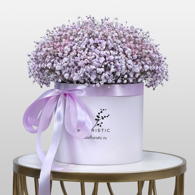 Композиция из гипсофилы «Цветущая Сакура» Композиция из гипсофилы «Цветущая Сакура»