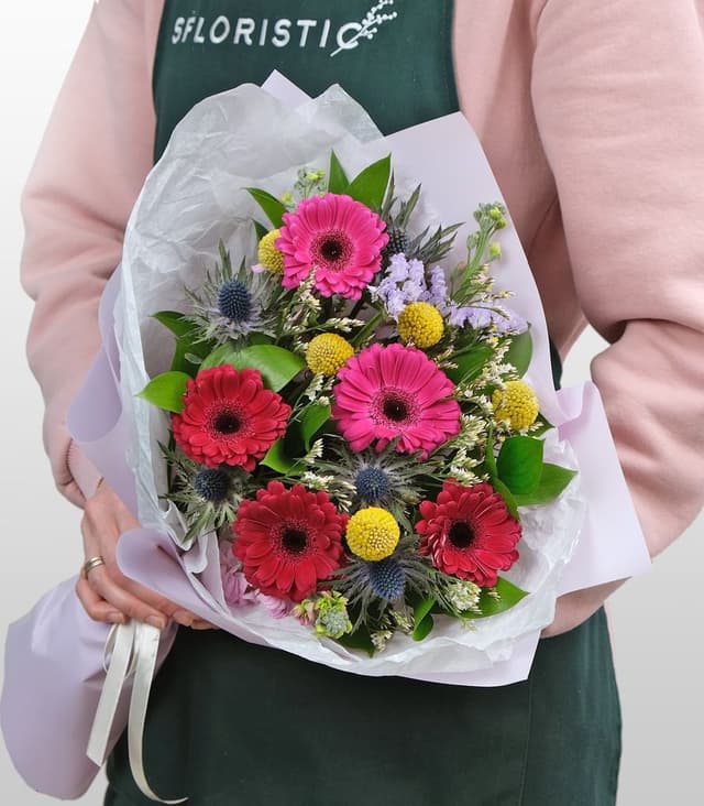 Букет из Гермини, Маттиола «Отзывчивой» Букет из Гермини, Маттиола «Отзывчивой»