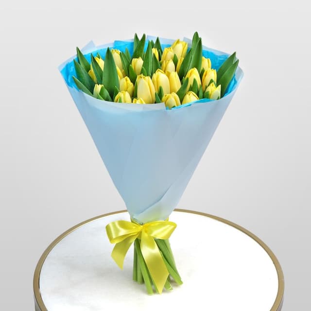 Букет тюльпанов 25 шт «Возлюбленной» Букет тюльпанов 25 шт «Возлюбленной»