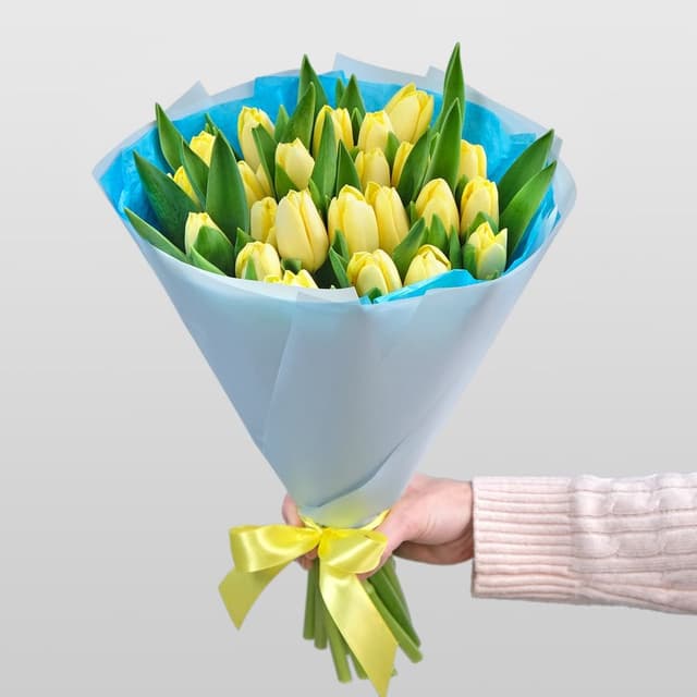 Букет тюльпанов 25 шт «Возлюбленной» Букет тюльпанов 25 шт «Возлюбленной»