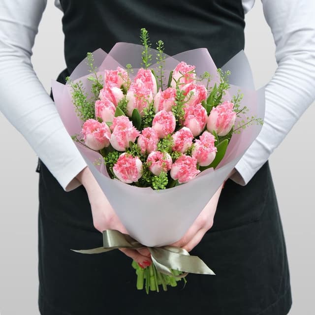 Букет Тюльпанов и Тласпи «Первая Любовь» Букет Тюльпанов и Тласпи «Первая Любовь»